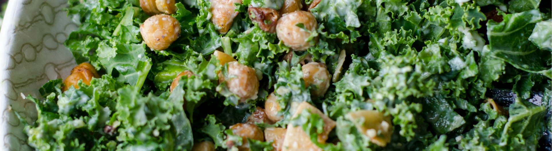 creamy bean salad with lime dressing. image