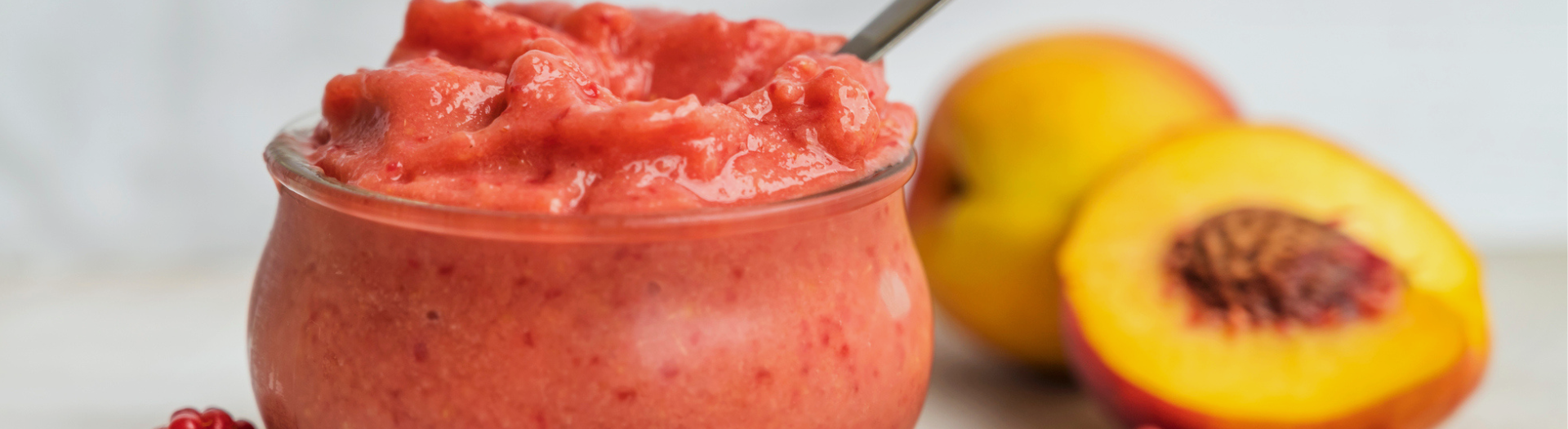 peach & raspberry sorbet. image