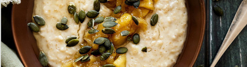 spiced apple porridge.