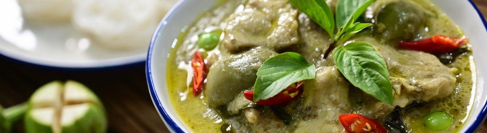 thai green chicken curry.
